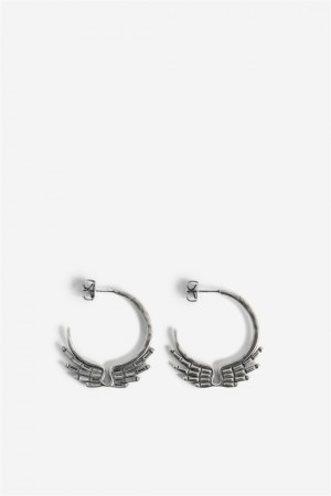 Antic Silver Zadig And Voltaire Rock Star Hoop Earring | ZV-255860