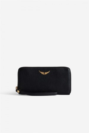 Black Gold Zadig And Voltaire Compagnon Wallet | ZV-255906