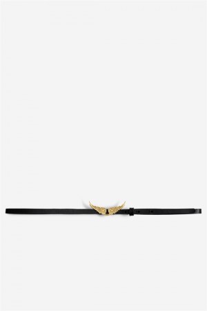 Black Gold Zadig And Voltaire Rock Belt | ZV-255842