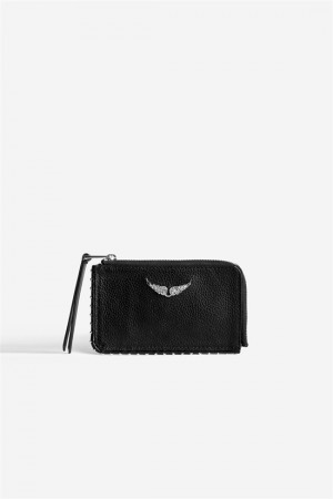 Black Zadig And Voltaire Card Holder | ZV-255919