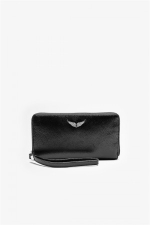 Black Zadig And Voltaire Compagnon Wallet | ZV-255905