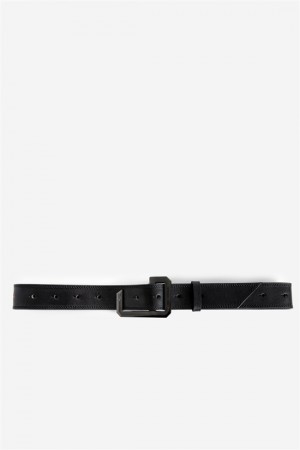 Black Zadig And Voltaire La Cecilia 35 Mm Belt | ZV-255827