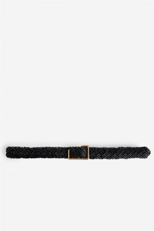 Black Zadig And Voltaire La Cecilia Belt Obsession 35mm | ZV-255831