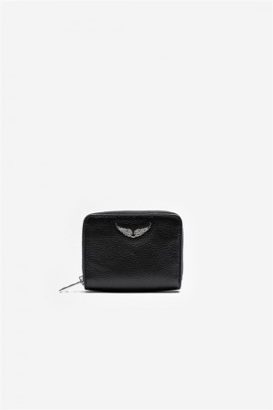 Black Zadig And Voltaire Mini Wallet | ZV-255935