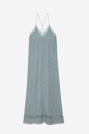 Glacier Zadig And Voltaire Reman Silk Dress | ZV-256395