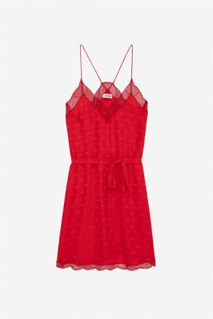 Japon Zadig And Voltaire Ristyz Silk Dress | ZV-256404