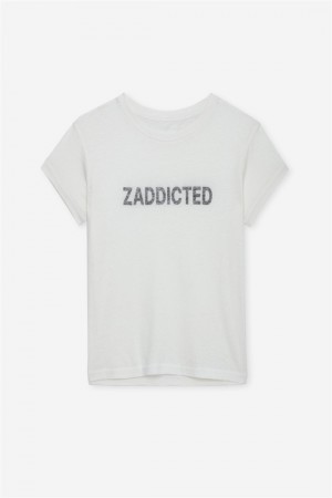 Judo Zadig And Voltaire Charlotte Zaddicted T-shirt | ZV-256274