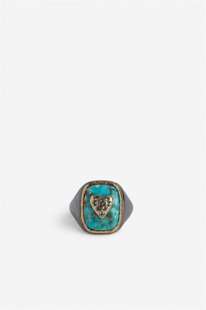 Legend Zadig And Voltaire Heart Signet Ring | ZV-255895