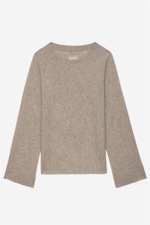 Light Beige Zadig And Voltaire Willy Sweater | ZV-256433