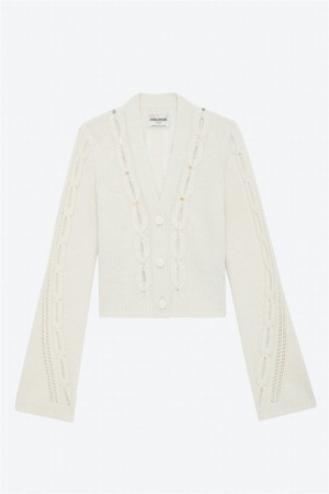 Off White Zadig And Voltaire Barley Cardigan | ZV-256435