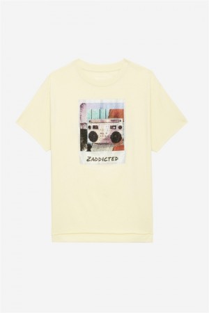 Shea Zadig And Voltaire Tommer Photoprint T-shirt | ZV-256265