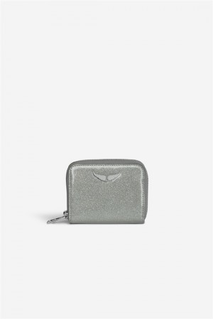 Silver Zadig And Voltaire Mini Infinity Wallet | ZV-255936