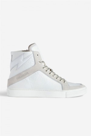 White Zadig And Voltaire Zv1747 High High-top Trainers | ZV-255773