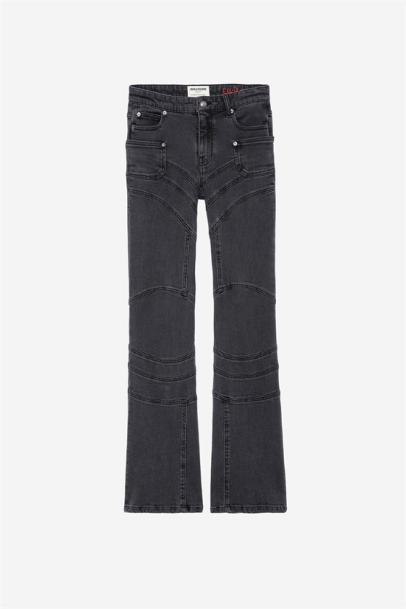 Anthracite Zadig And Voltaire Elvira Jeans | ZV-256203