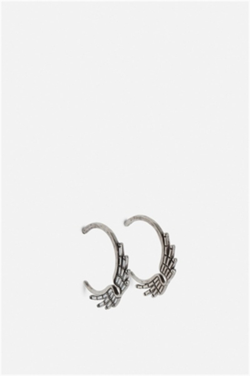 Antic Silver Zadig And Voltaire Rock Star Hoop Earring | ZV-255860