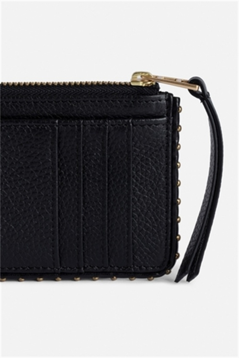 Black Gold Zadig And Voltaire Card Holder | ZV-255922