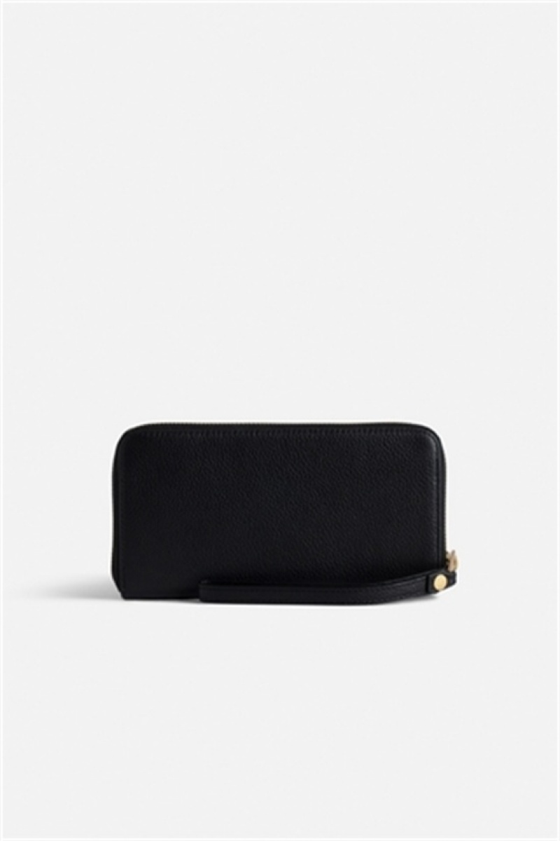 Black Gold Zadig And Voltaire Compagnon Wallet | ZV-255906