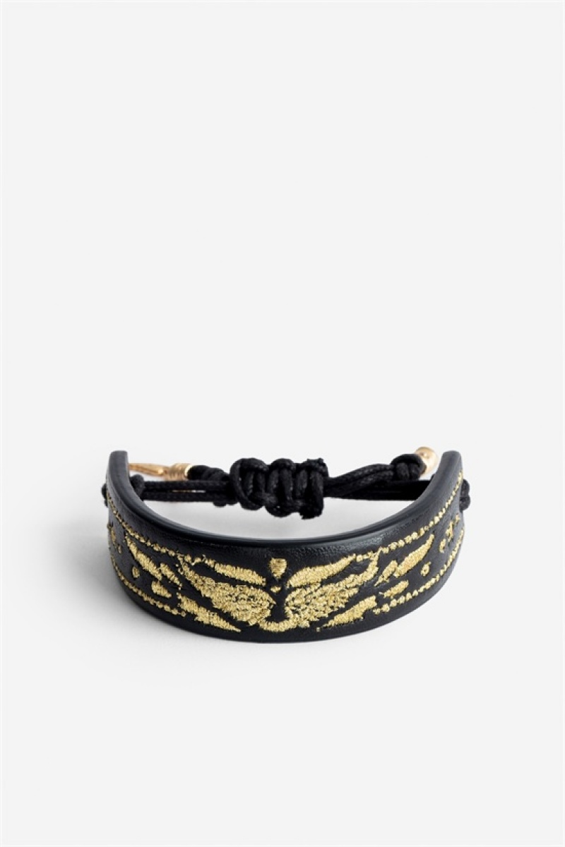 Black Gold Zadig And Voltaire Lenny Bracelet | ZV-255901