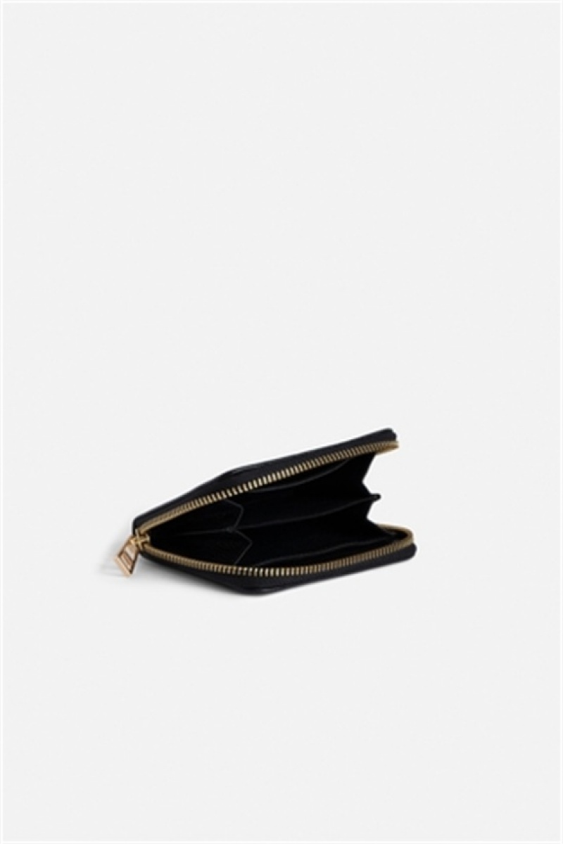 Black Gold Zadig And Voltaire Mini Wallet | ZV-255938