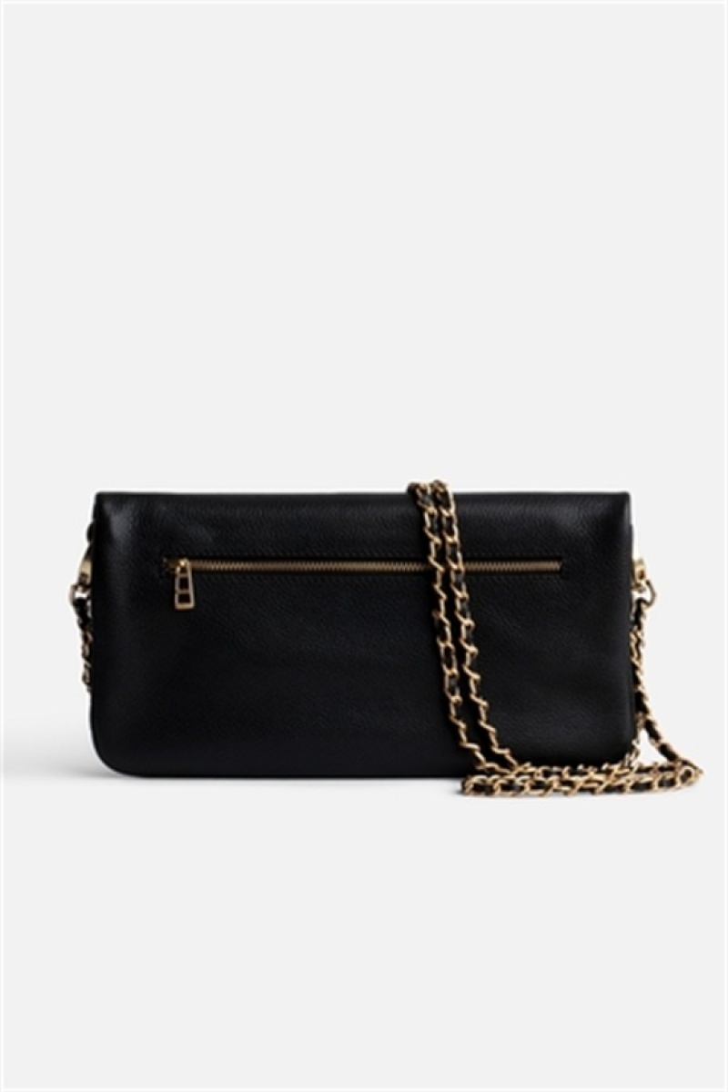 Black Gold Zadig And Voltaire Rock Bag | ZV-256167