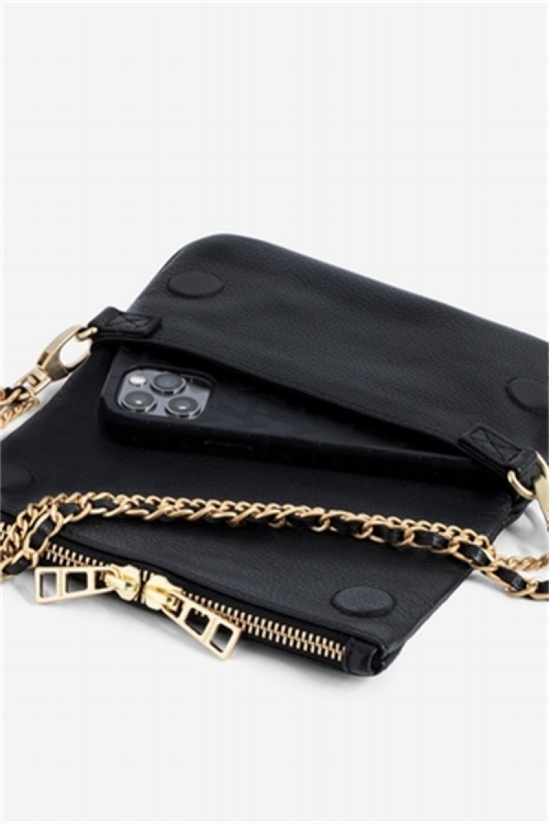 Black Gold Zadig And Voltaire Rock Nano Bag | ZV-256182