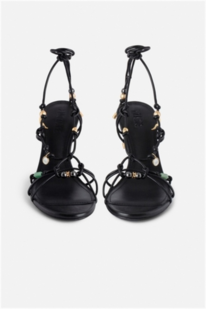 Black Zadig And Voltaire Alana Sandals | ZV-255782