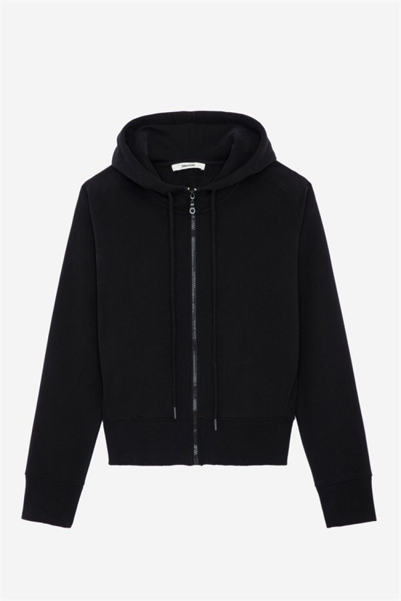 Black Zadig And Voltaire Aspene Devil Sweatshirt | ZV-256246