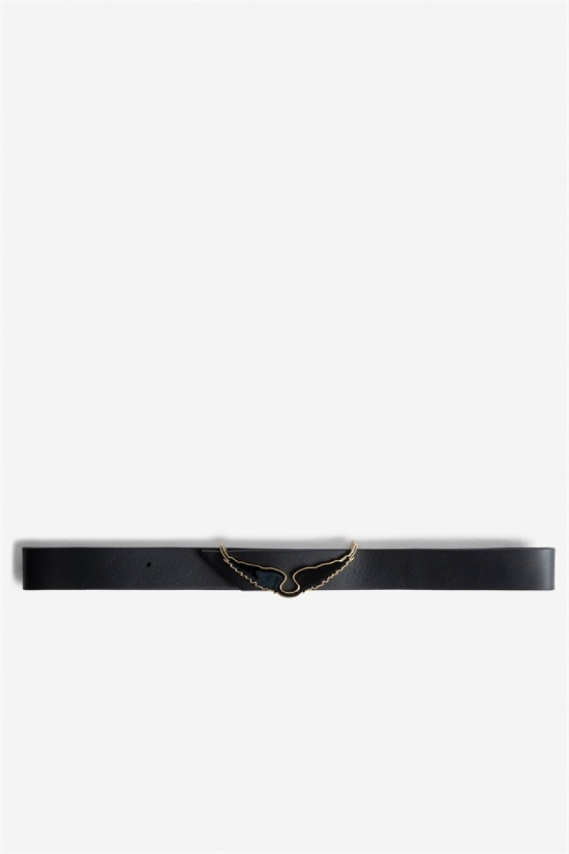 Black Zadig And Voltaire Borderline Belt | ZV-255840