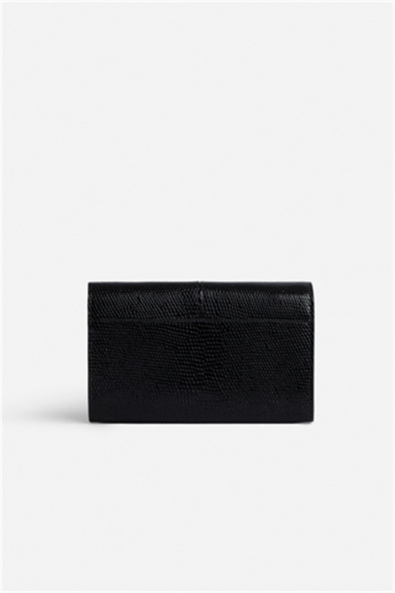 Black Zadig And Voltaire Borderline Wallet | ZV-255908