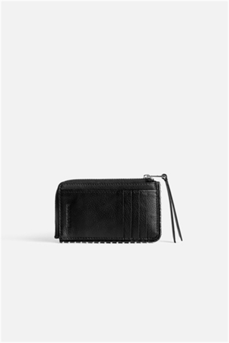 Black Zadig And Voltaire Card Holder | ZV-255919