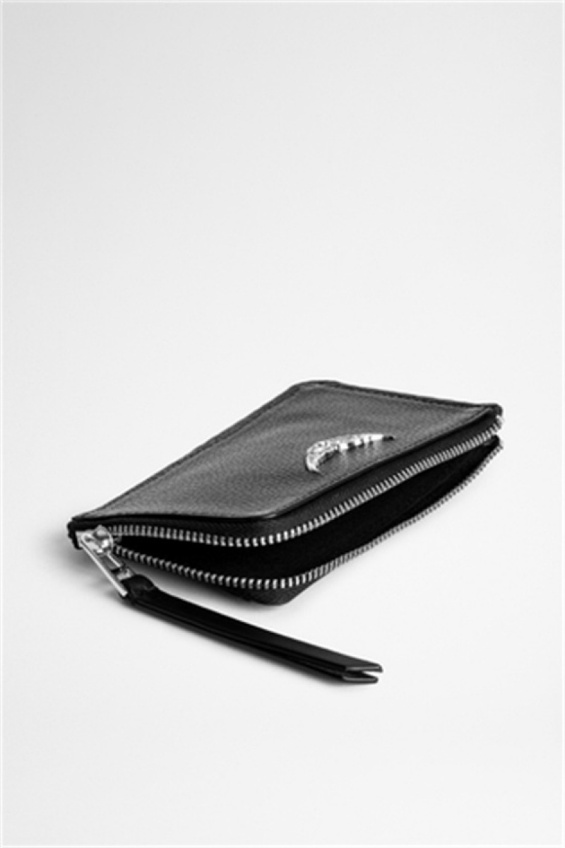 Black Zadig And Voltaire Card Holder | ZV-255919