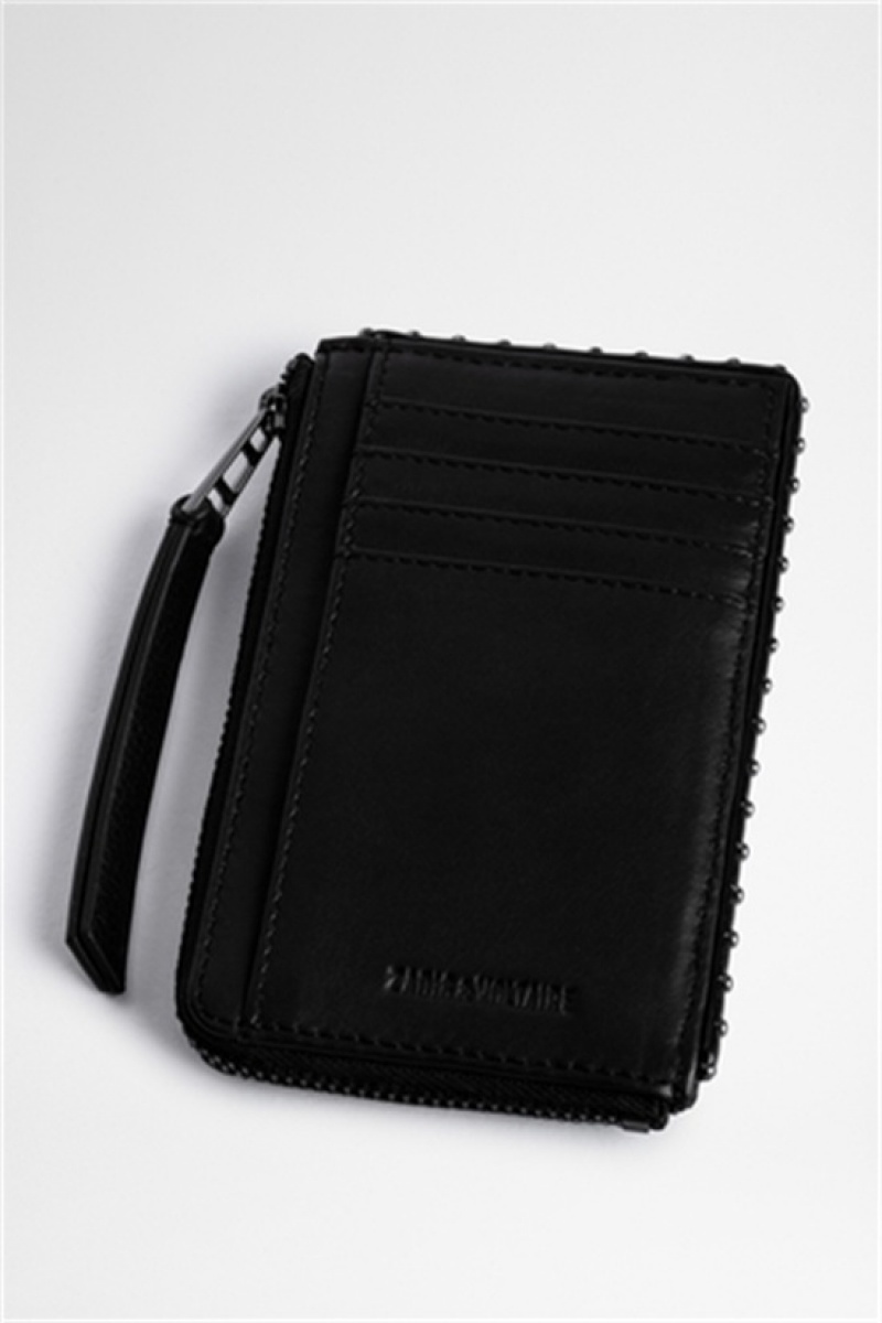 Black Zadig And Voltaire Card Wallet | ZV-255921