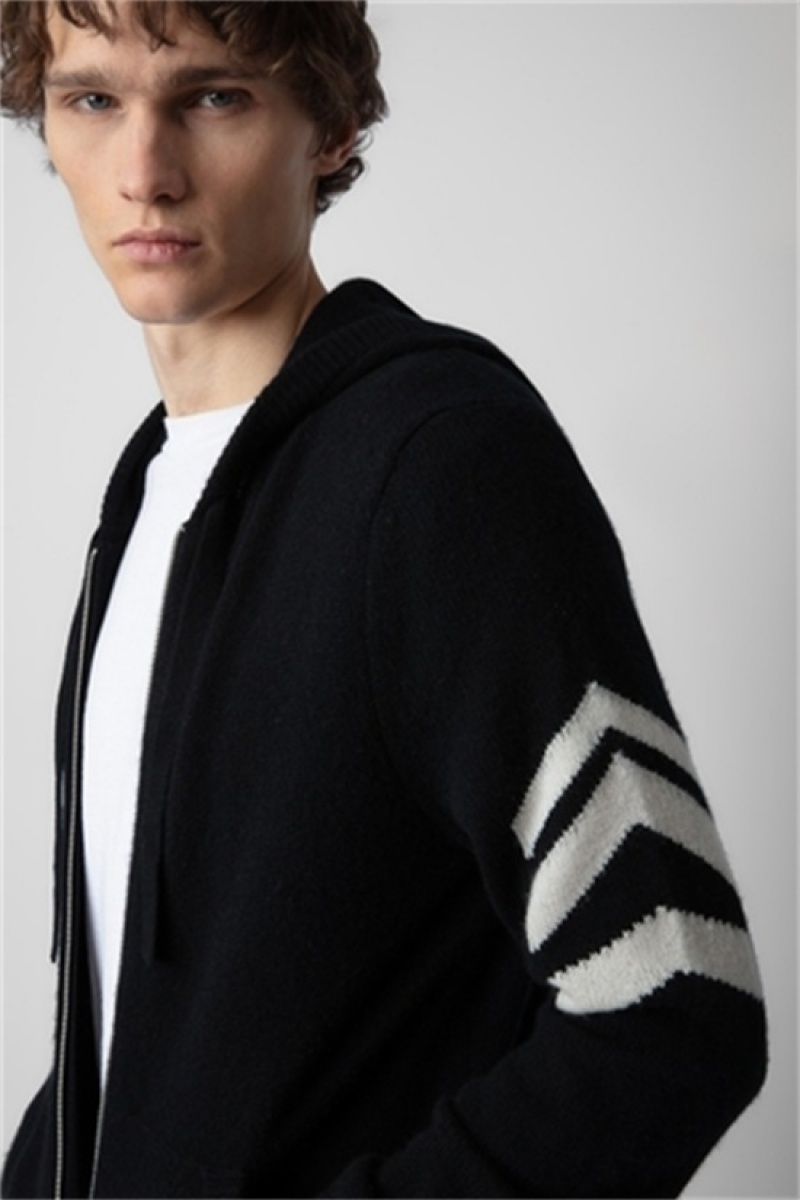 Black Zadig And Voltaire Clash Cashmere Cardigan | ZV-255765