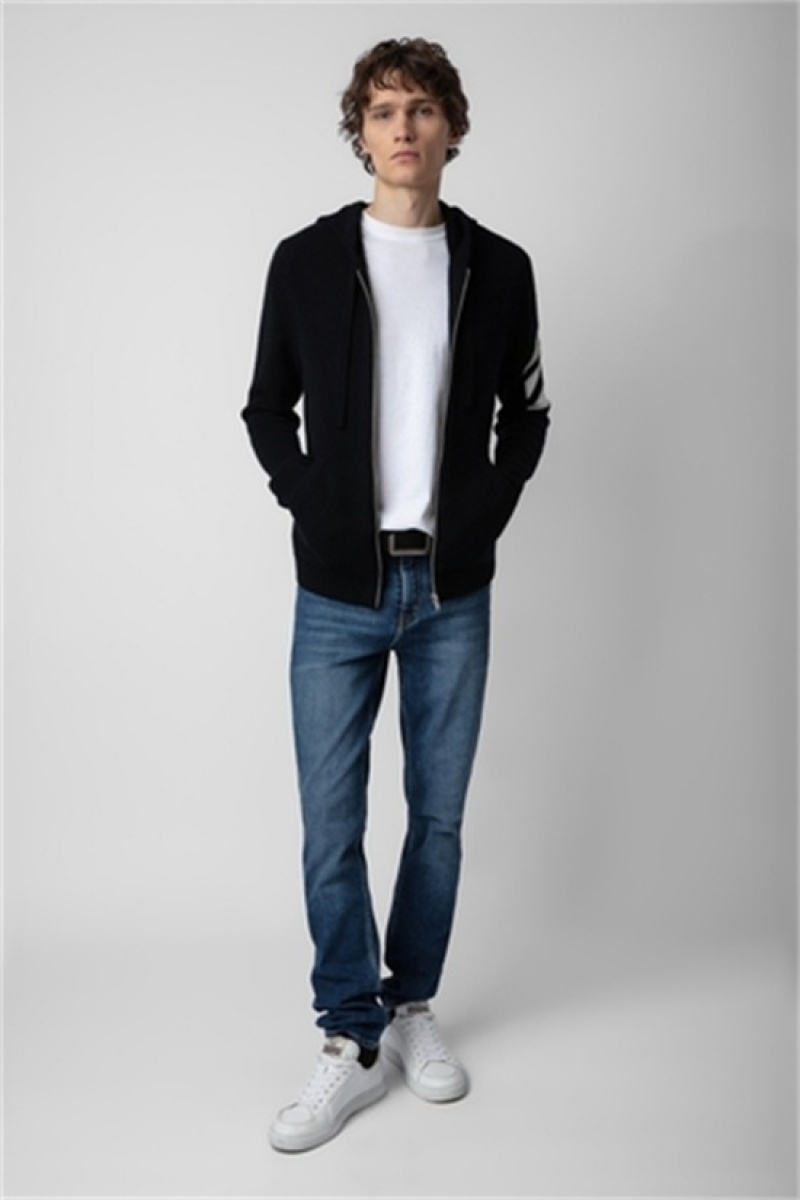 Black Zadig And Voltaire Clash Cashmere Cardigan | ZV-255765