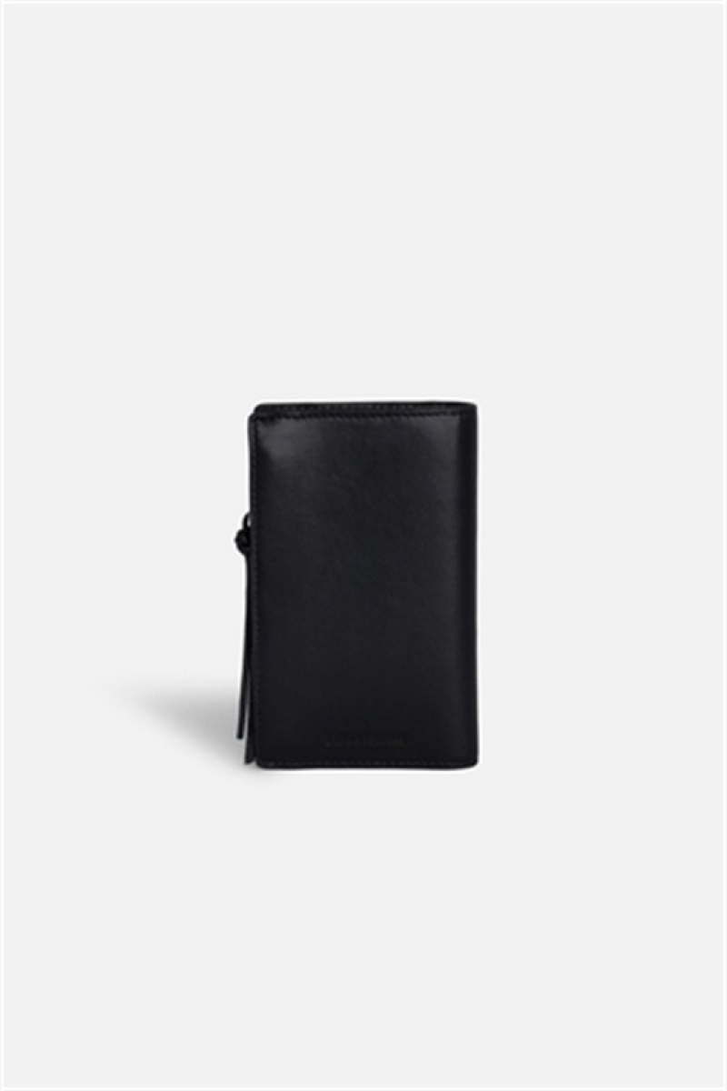 Black Zadig And Voltaire Compact Eternal Card Holder | ZV-255913