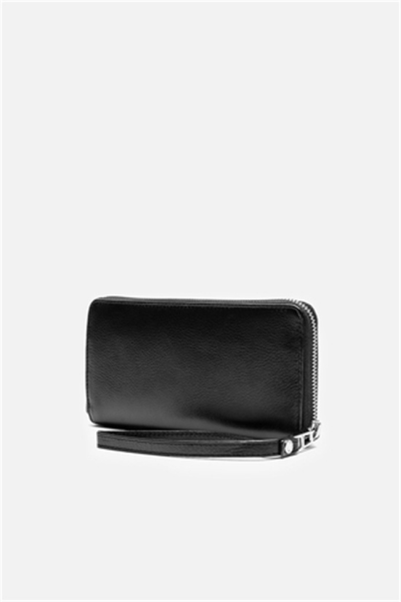 Black Zadig And Voltaire Compagnon Wallet | ZV-255905