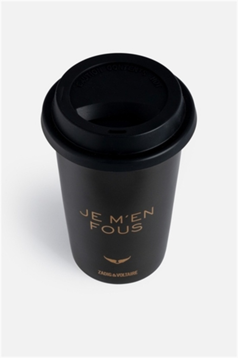 Black Zadig And Voltaire Cup Of Joy Mug | ZV-255801