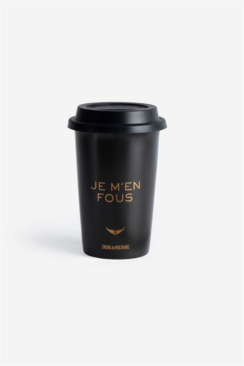 Black Zadig And Voltaire Cup Of Joy Mug | ZV-255801