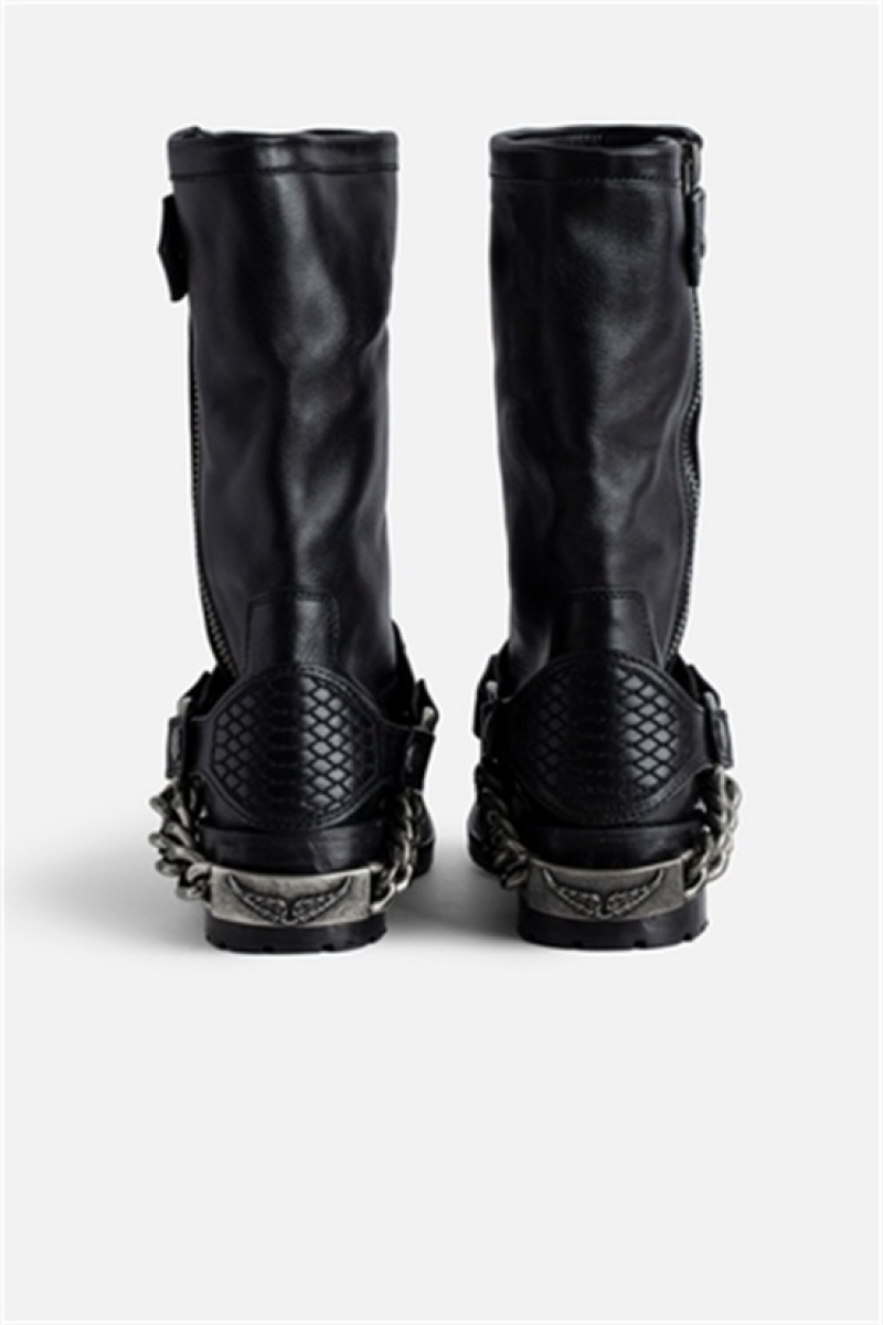 Black Zadig And Voltaire Igata Boots | ZV-255772