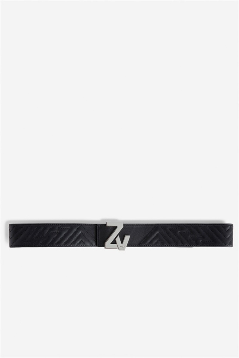 Black Zadig And Voltaire Initiale La Best Belt | ZV-255834