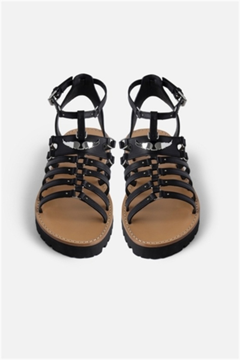 Black Zadig And Voltaire Joe Sandals | ZV-255791