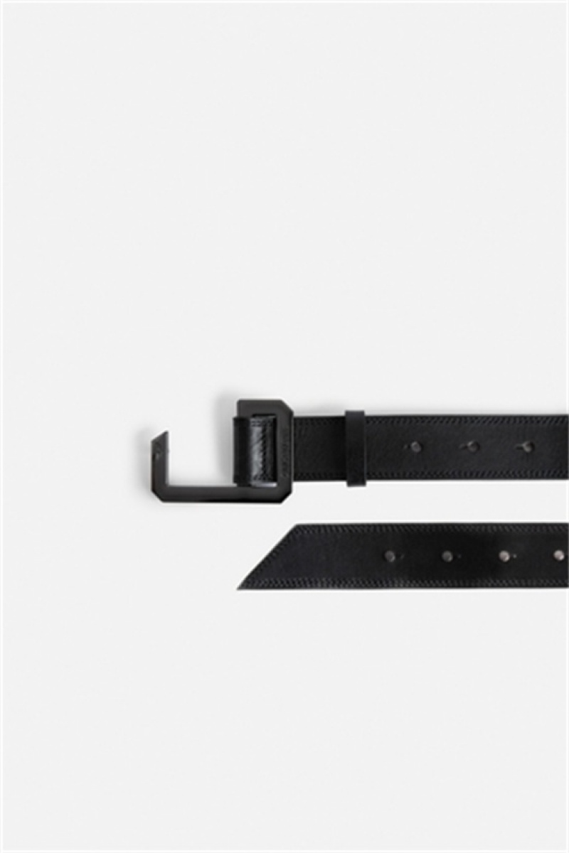 Black Zadig And Voltaire La Cecilia 35 Mm Belt | ZV-255827