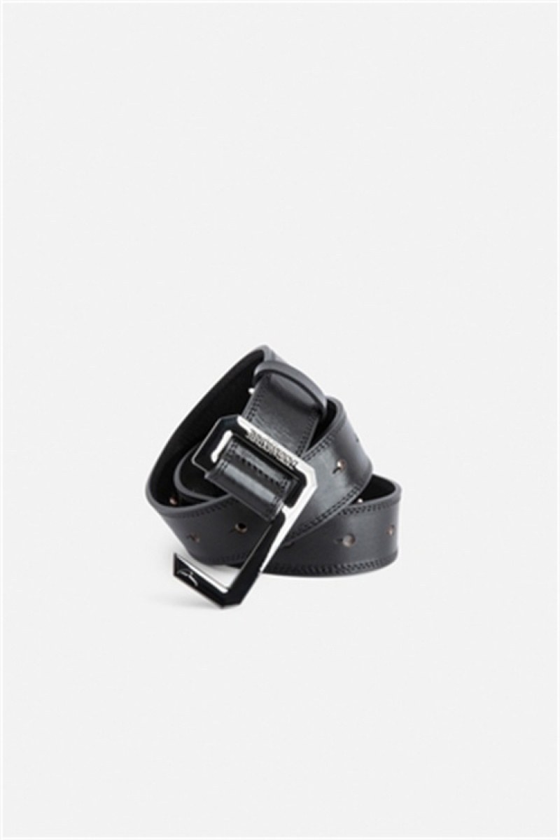 Black Zadig And Voltaire La Cecilia 35 Mm Belt | ZV-255827