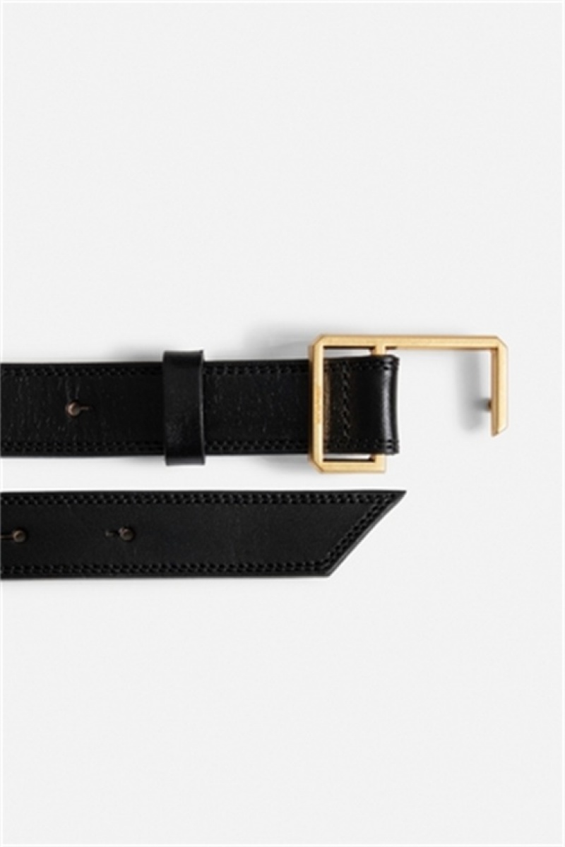 Black Zadig And Voltaire La Cecilia Obsession Belt | ZV-255833