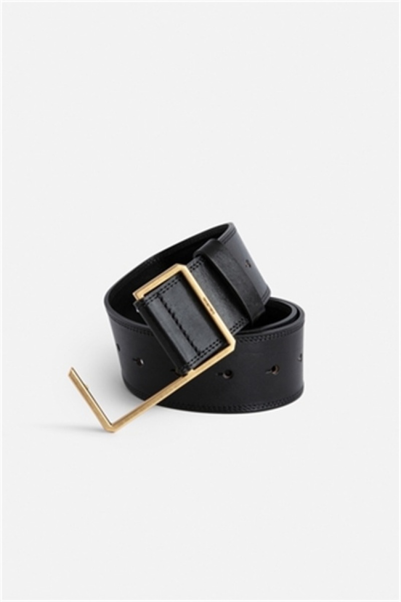 Black Zadig And Voltaire La Cecilia Obsession Belt | ZV-255825