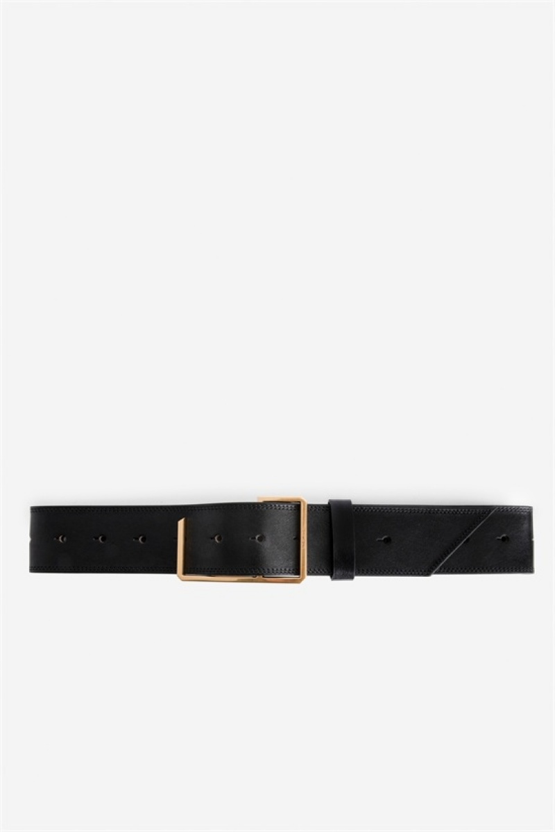 Black Zadig And Voltaire La Cecilia Obsession Belt | ZV-255825