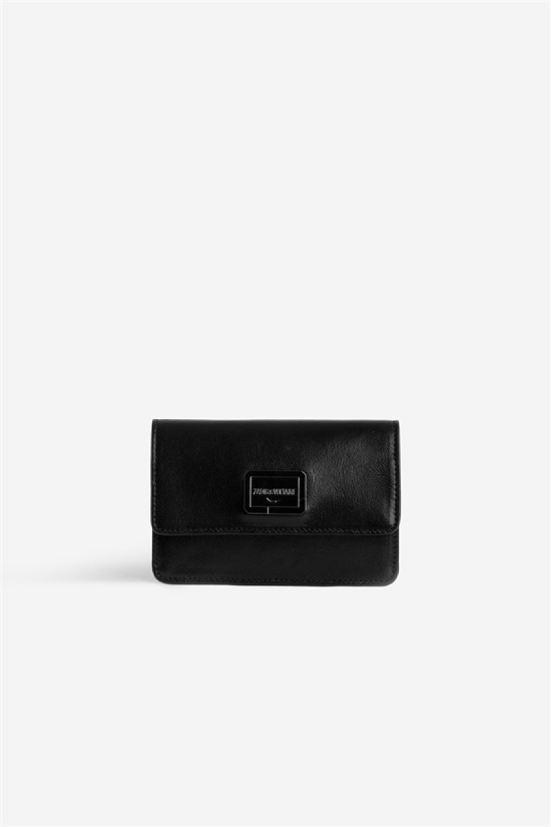 Black Zadig And Voltaire Le Cecilia Wallet | ZV-255925