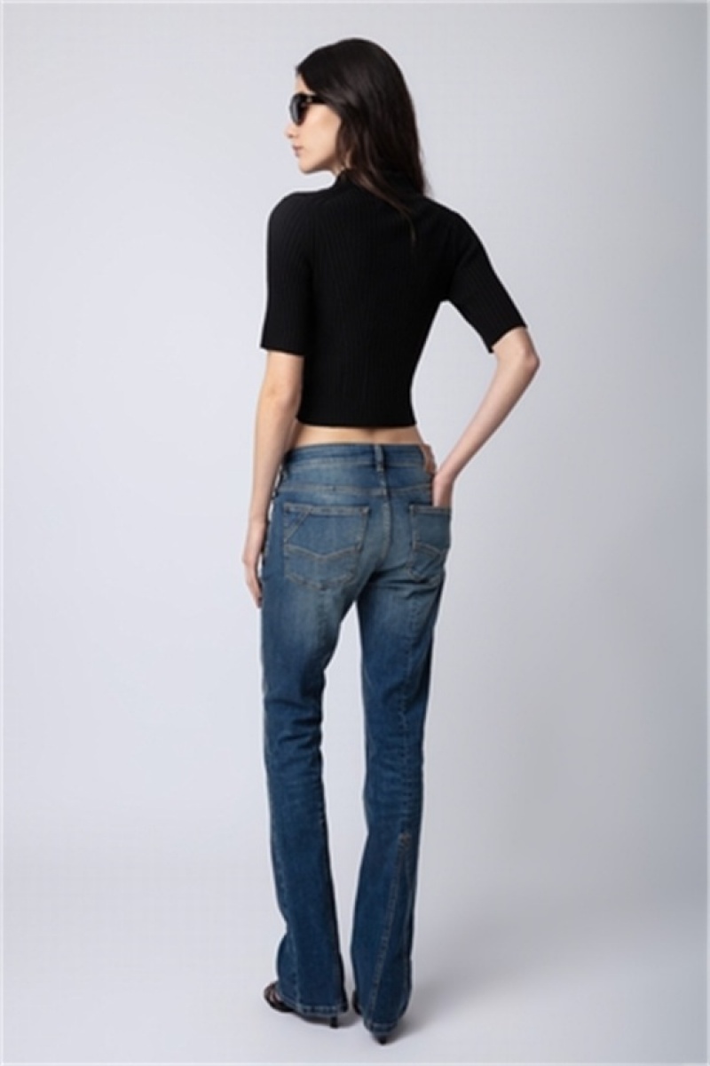 Black Zadig And Voltaire Lyam Top | ZV-256305