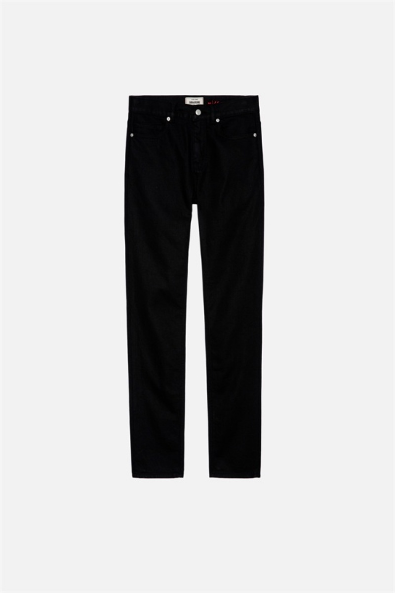 Black Zadig And Voltaire Mick Eco Jeans | ZV-255738