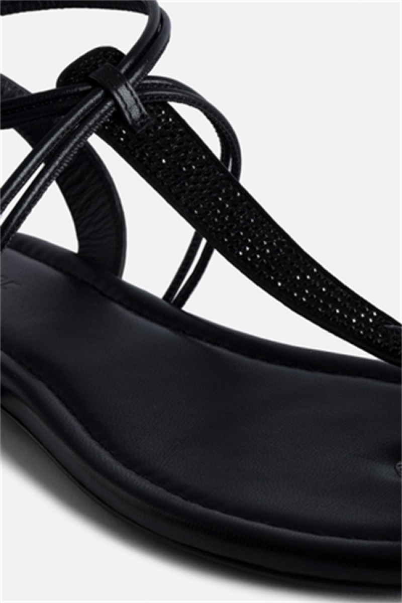 Black Zadig And Voltaire Moonstar Suede Sandals | ZV-255789